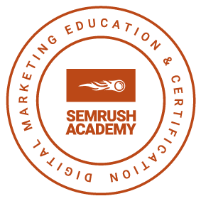 Certifiés par SEMrush ; SEMrush est une suite puissante et polyvalente de veille concurrentielle pour le marketing en ligne